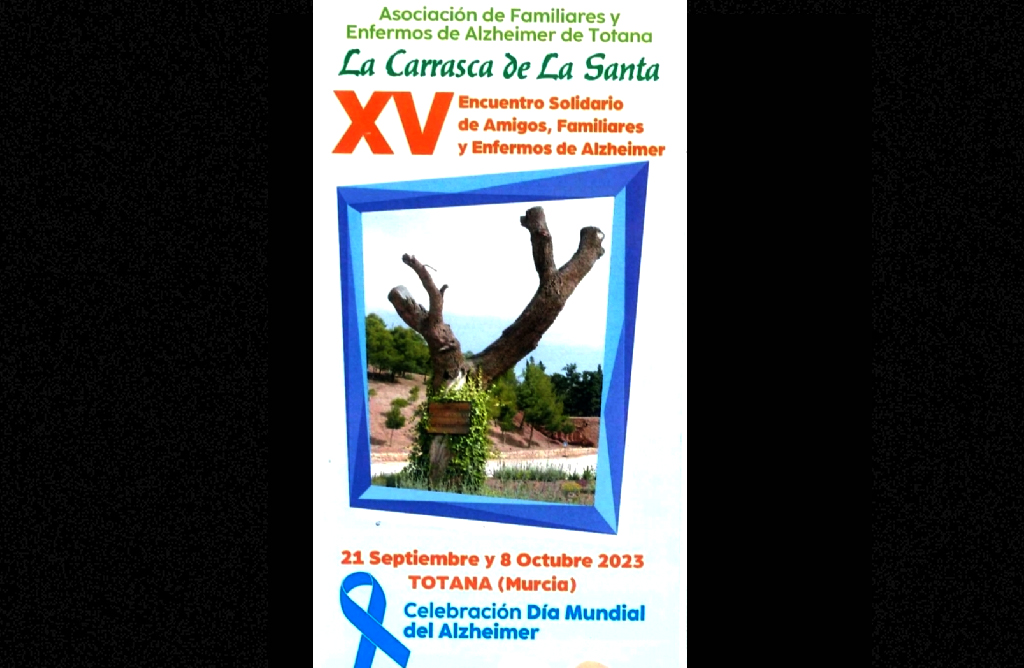 Totana acogerá el XV Encuentro Solidario de Amigos, Familiares y Enfermos de Alzheimer